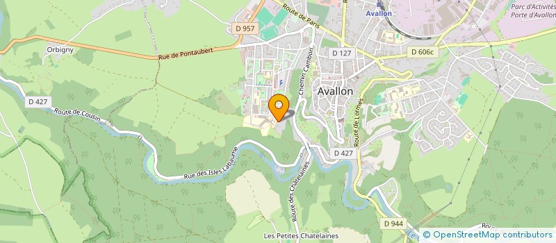 localisation de l'entreprise SCI LEF à AVALLON