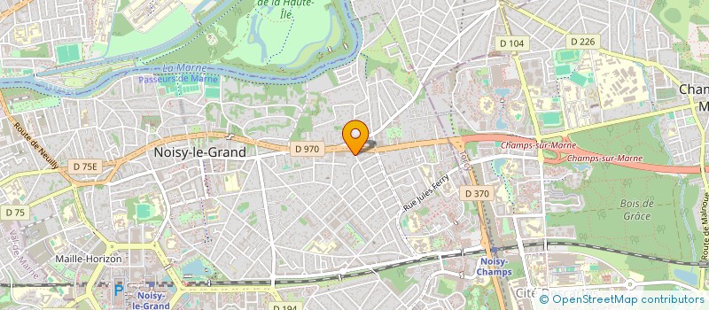 localisation de l'entreprise SCI LEF  NOISY-LE-GRAND