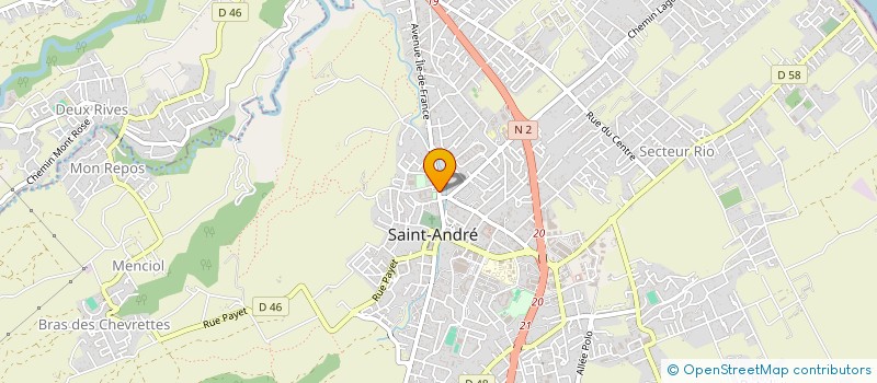 localisation de l'entreprise SCI LEFAGUYES à SAINT-ANDRE