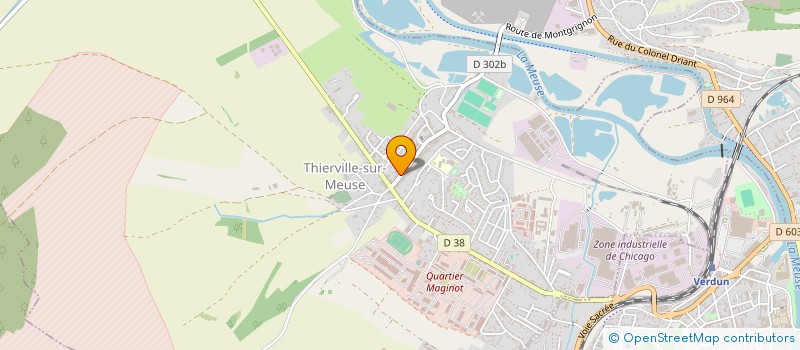 localisation de l'entreprise SCI LEFAIT DENIS à THIERVILLE-SUR-MEUSE