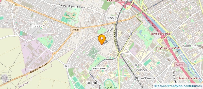 localisation de l'entreprise SCI LEFANAN  REIMS