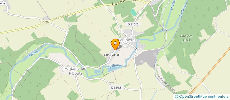 localisation de l'entreprise SCI LEFAROQUE à SAULNIERES