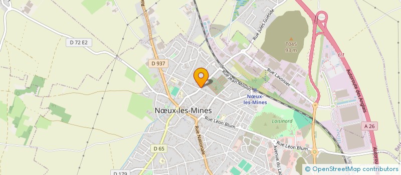 localisation de l'entreprise SCI LEFEBVRE  NUX-LES-MINES