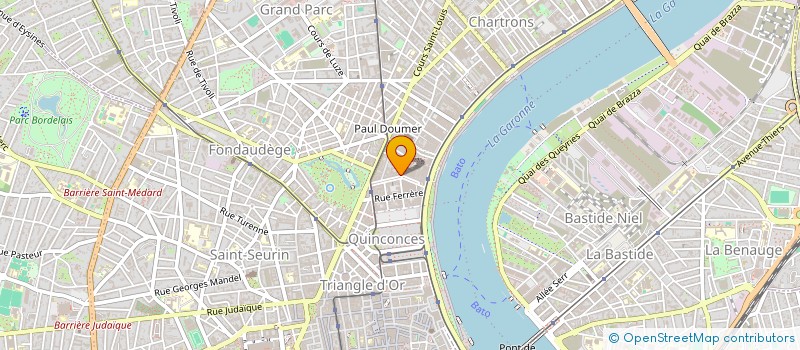 localisation de l'entreprise SCI LEFEBVRE  BORDEAUX