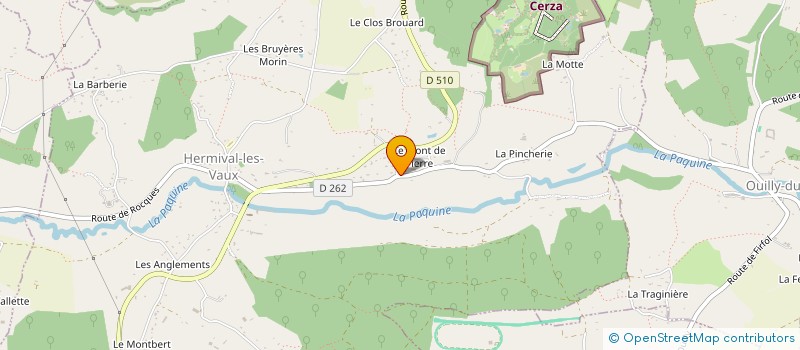 localisation de l'entreprise SCI LEFEBVRE  HERMIVAL-LES-VAUX