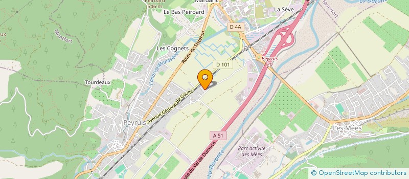 localisation de l'entreprise SCI LEFEBVRE  PEYRUIS