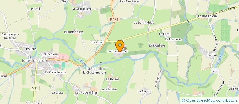 localisation de l'entreprise SCI LEFEBVRE-BROCHARD  JOUE-SUR-ERDRE