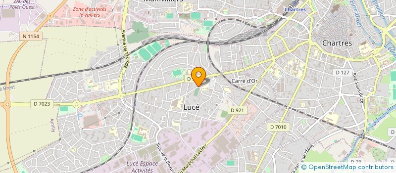 localisation de l'entreprise SCI LEFEBVRE CFFC à LUCE