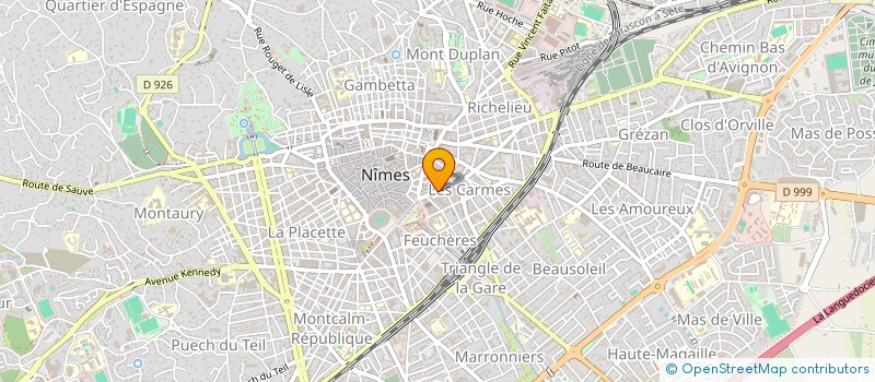 localisation de l'entreprise SCI LEFEBVRE COM  NIMES