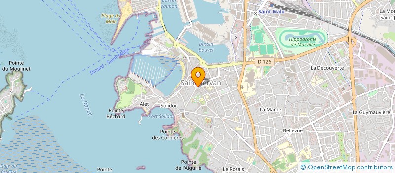 localisation de l'entreprise SCI LEFEBVRE ET GILLIOT  SAINT-MALO