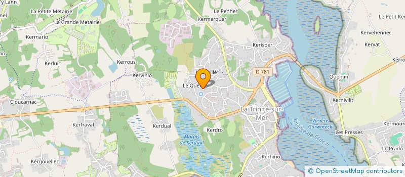 localisation de l'entreprise SCI LEFEBVRE IMMOBILIER  LA TRINITE-SUR-MER