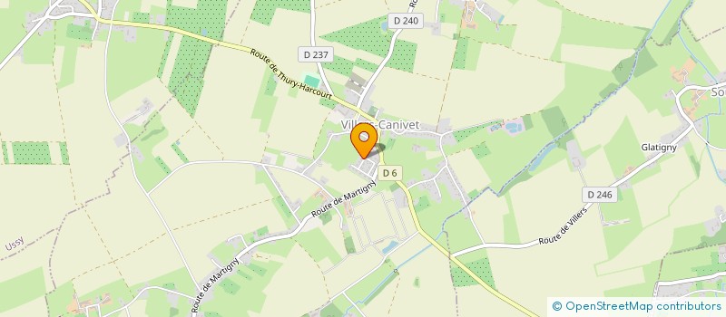 localisation de l'entreprise SCI LEFEBVRE-WENZEL  VILLERS-CANIVET