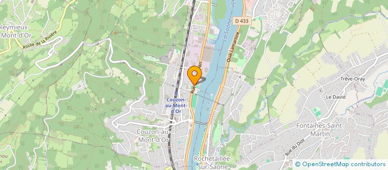 localisation de l'entreprise SCI LEFEREG  COUZON-AU-MONT-D'OR