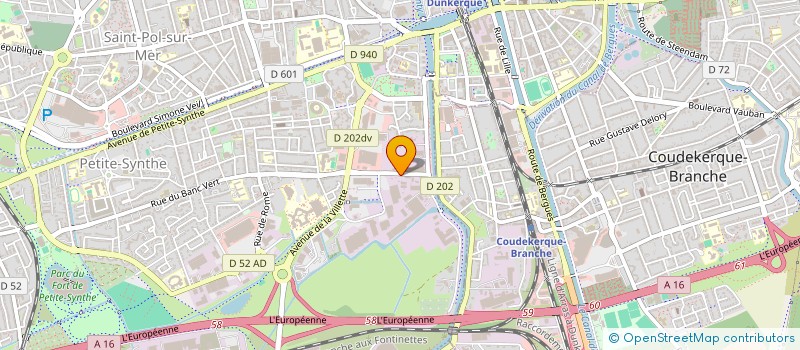 localisation de l'entreprise SCI LEFERME à DUNKERQUE