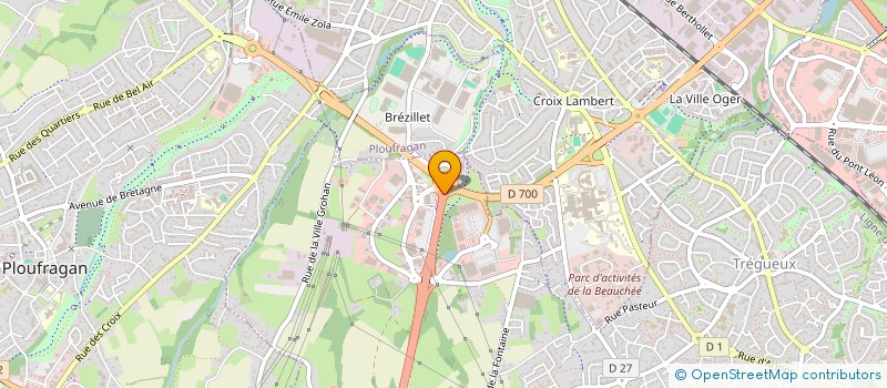 localisation de l'entreprise SCI LEFEUVRE  TREGUEUX