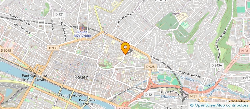 localisation de l'entreprise SCI LEFEUVRE à ROUEN