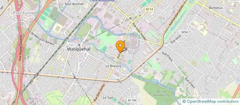 localisation de l'entreprise SCI  LEFEVERE à VILLENEUVE-D'ASCQ