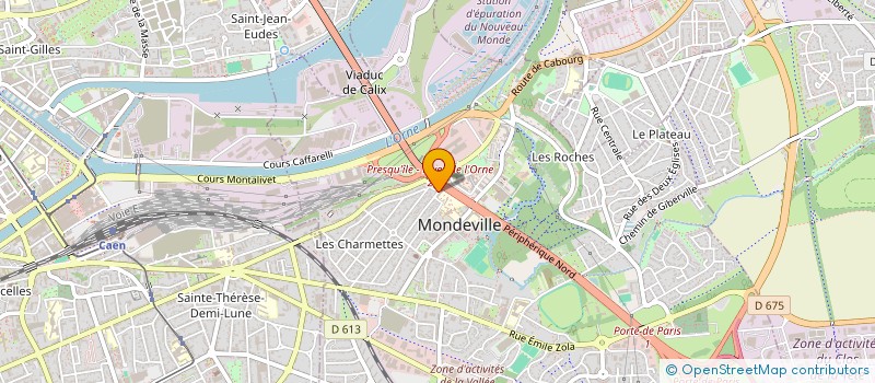 localisation de l'entreprise SCI LEFEVRE à MONDEVILLE