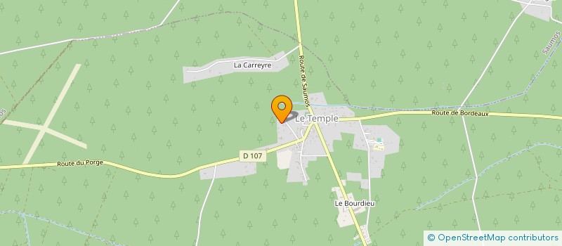 localisation de l'entreprise SCI LEFEVRE  LE TEMPLE