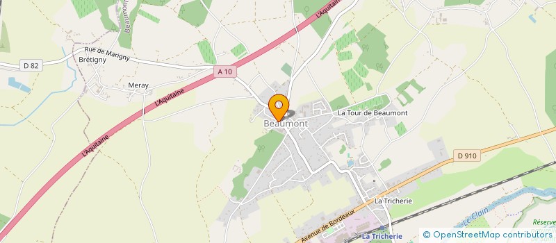 localisation de l'entreprise SCI LEFEVRE  COLOMBIERS