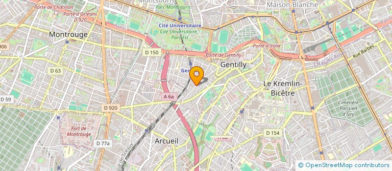 localisation de l'entreprise SCI LEFEVRE  GENTILLY