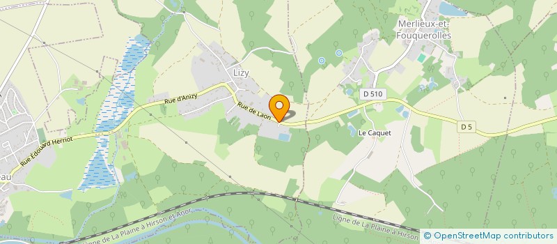 localisation de l'entreprise SCI LEFEVRE  ANIZY-LE-GRAND