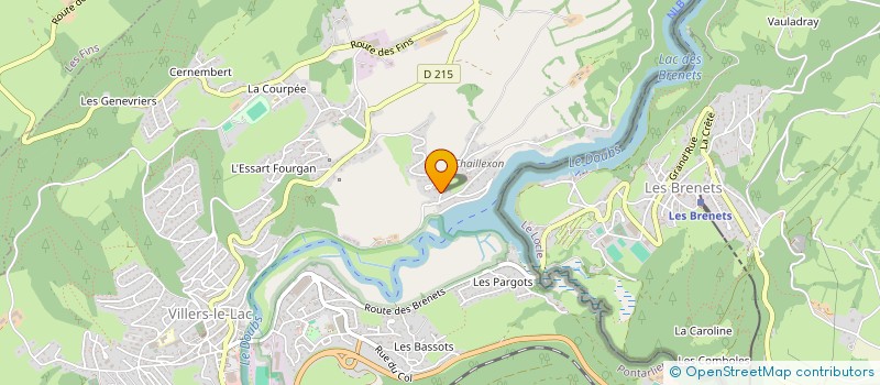 localisation de l'entreprise SCI LEFEVRE PONNELLE  VILLERS-LE-LAC