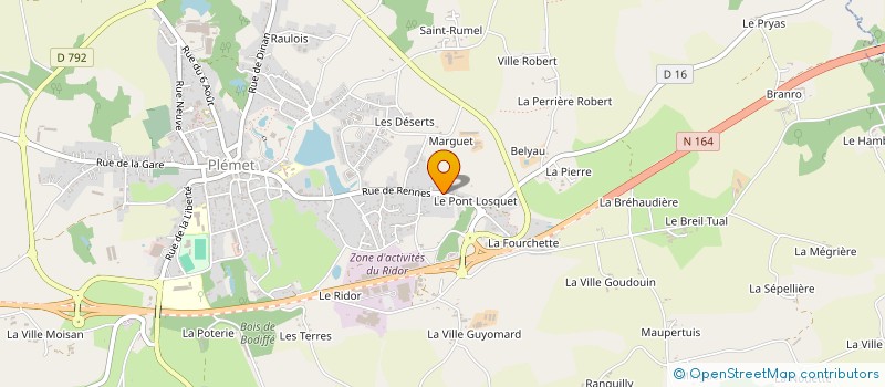 localisation de l'entreprise SCI LEFFONDRE ET RAULT  PLEMET