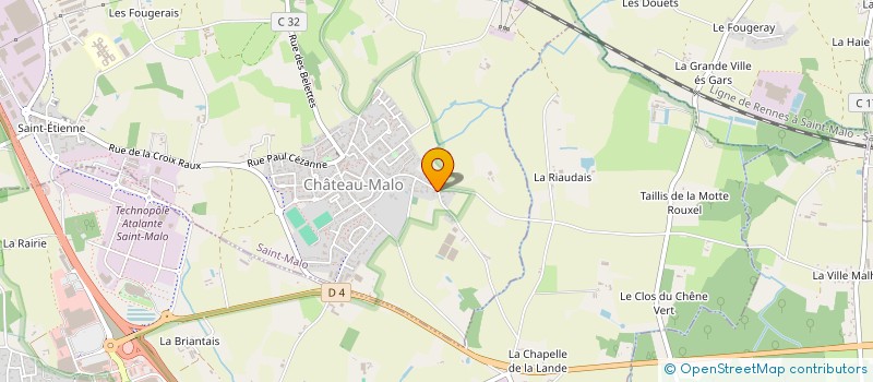 localisation de l'entreprise SCI LEFILLEUL  SAINT-MALO