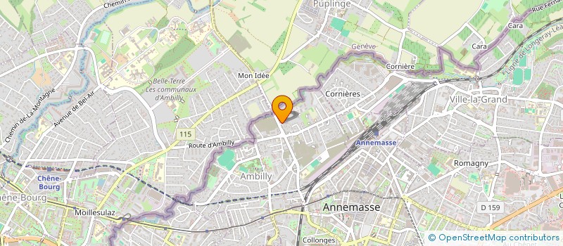 localisation de l'entreprise SCI LEFOR  AMBILLY