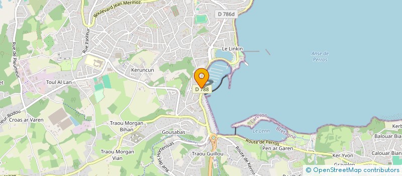 localisation de l'entreprise SCI LEFORT  PERROS-GUIREC