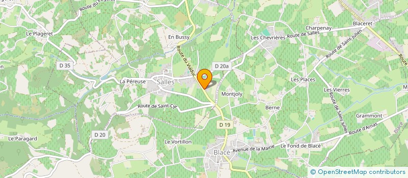 localisation de l'entreprise SCI LEFORT FRERES  SALLES-ARBUISSONNAS-EN-BEAUJOLAIS