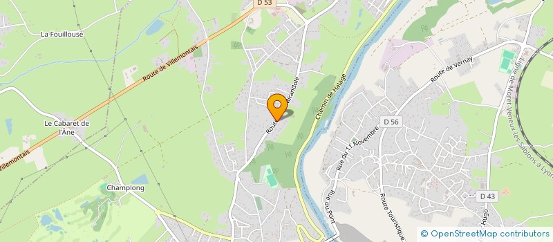 localisation de l'entreprise SCI LEFORT HUBERT ET SYLVIE  VILLEREST