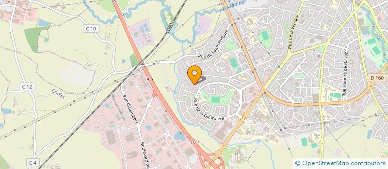 localisation de l'entreprise SCI LEFORT IMMOBILIER à CHOLET