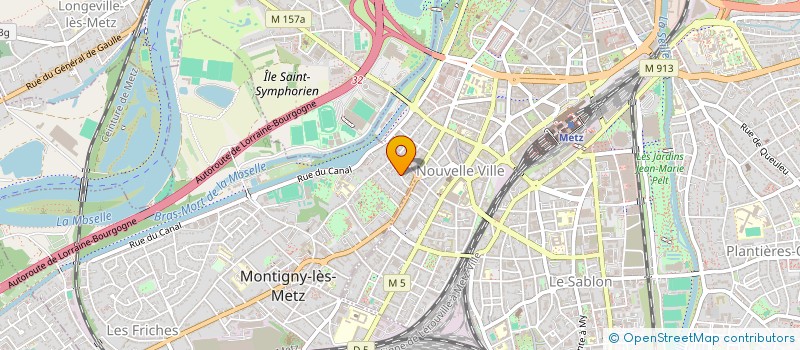localisation de l'entreprise SCI LEFORT RUE BERTHOLLET à MONTIGNY-LES-METZ