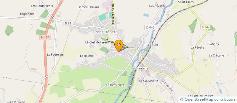 localisation de l'entreprise SCI LEFRANC-BACHELET  PONT-HEBERT