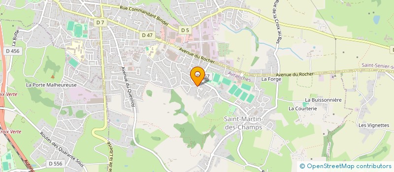 localisation de l'entreprise SCI LEFRANC CARNET  AVRANCHES