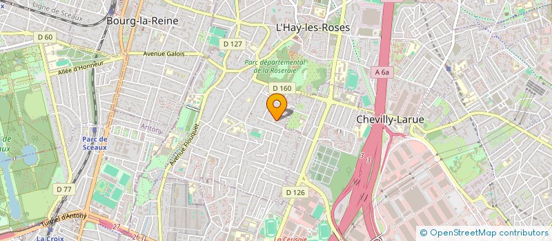 localisation de l'entreprise SCI LEFRANC OCEANIDES  L'HAY-LES-ROSES