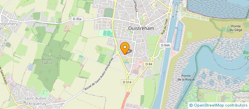 localisation de l'entreprise SCI LEFRANCOIS  OUISTREHAM