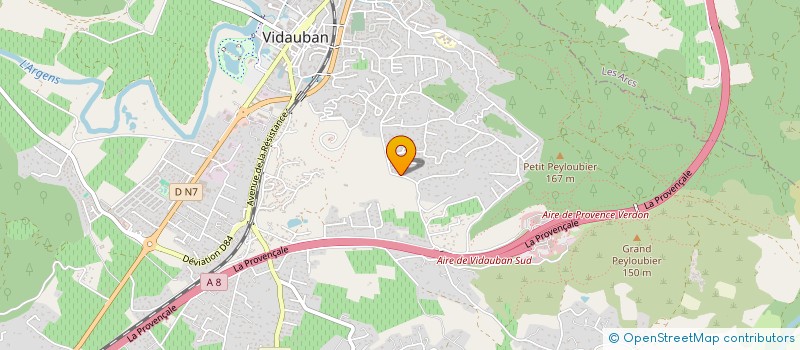 localisation de l'entreprise SCI LEFRANCOIS-FOSSARD DU 83 CHEMIN DES HAMEAUX VIDAUBAN  VIDAUBAN