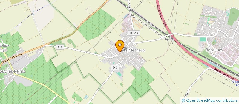localisation de l'entreprise SCI LEG  LES MESNEUX