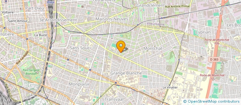 localisation de l'entreprise SCI LEG II  LYON