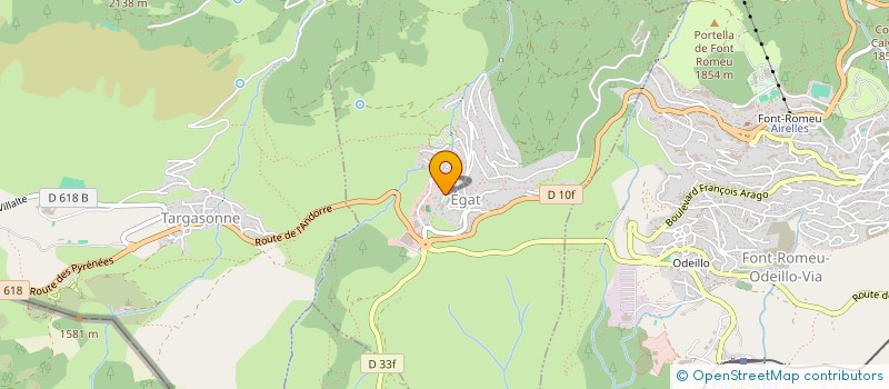 localisation de l'entreprise SCI LEGA  EGAT