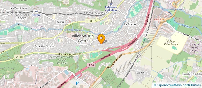 localisation de l'entreprise SCI LEGACY à VILLEBON-SUR-YVETTE