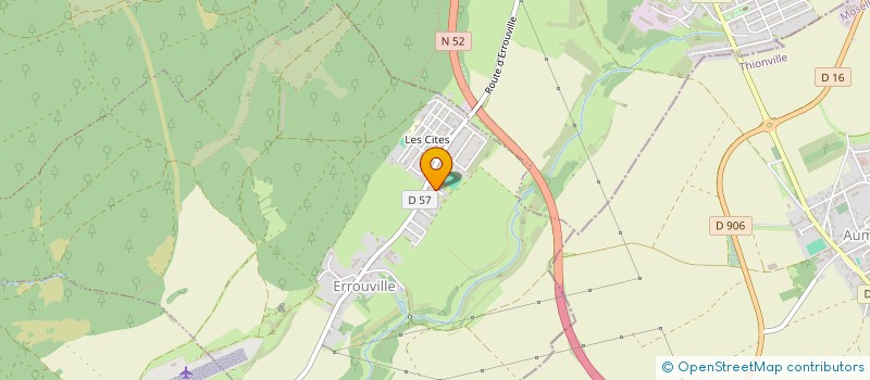 localisation de l'entreprise SCI LEGACY  ERROUVILLE