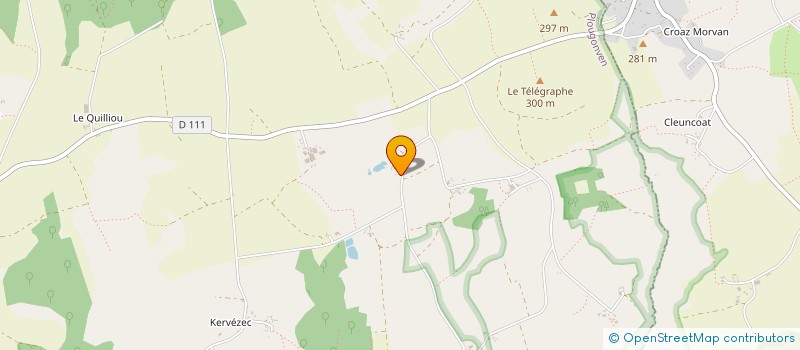 localisation de l'entreprise SCI LEGAJOJE  PLOUGONVEN