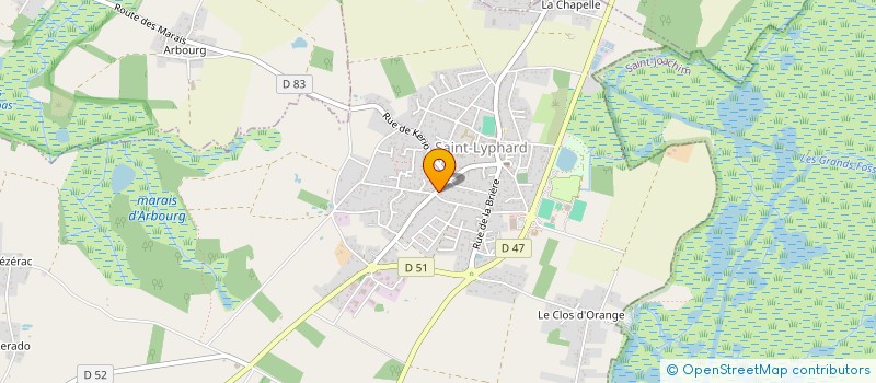 localisation de l'entreprise SCI LEGAL  SAINT-LYPHARD