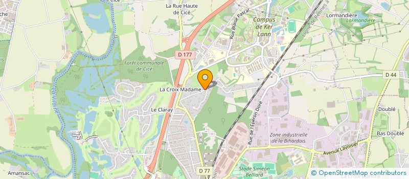 localisation de l'entreprise SCI LEGAL VILLEGIATURE  BRUZ