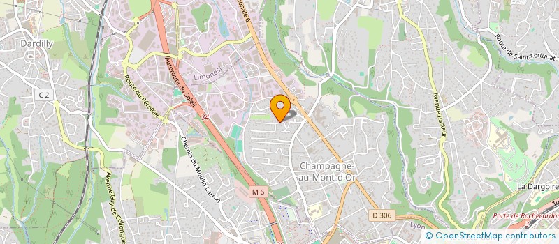 localisation de l'entreprise SCI LEGALYON  CHAMPAGNE-AU-MONT-D'OR