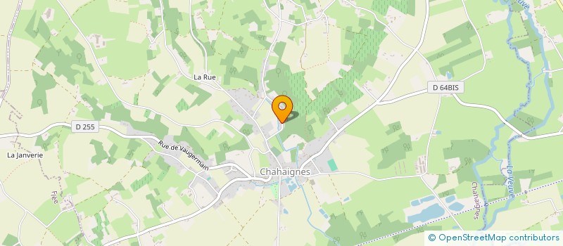 localisation de l'entreprise SCI LEGAMA  CHAHAIGNES